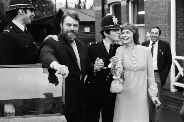 Framed Print : Actor Brian Blessed marries Hildegard Hope Blessed (Hildegard Neil Framed Print : Actor Brian Blessed marries Hildegard Hope Blessed (Hildegard Neil