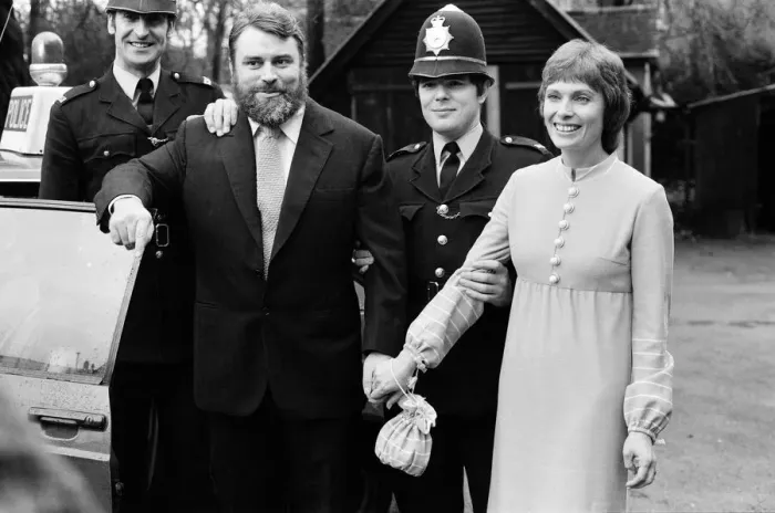Framed Print : Actor Brian Blessed marries Hildegard Hope Blessed (Hildegard Neil Framed Print : Actor Brian Blessed marries Hildegard Hope Blessed (Hildegard Neil