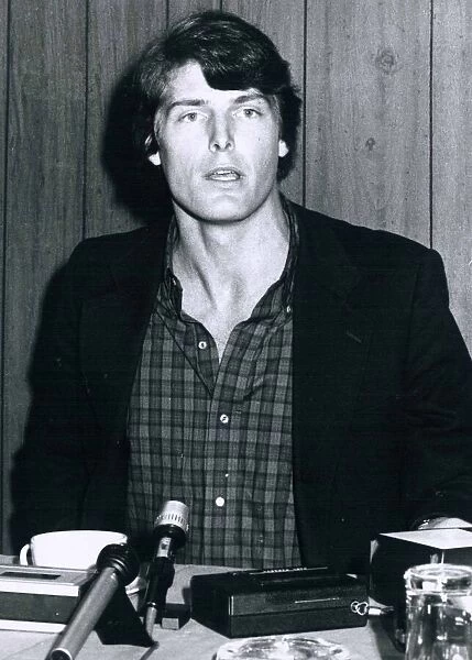 Actor Christopher Reeve who gained world wide recognition for the role of Superman seen