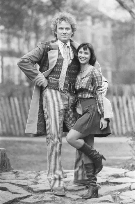 Framed Print : Actor Colin Baker seen here at a press conference held in Hammersmith Park close to BBC Framed Print : Actor Colin Baker seen here at a press conference held in Hammersmith Park close to BBC