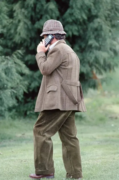 Framed Print : Actor David Jason pictured during the filming of The Darling Buds of May Framed Print : Actor David Jason pictured during the filming of The Darling Buds of May