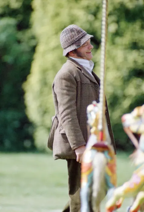 Framed Print : Actor David Jason pictured during the filming of The Darling Buds of May Framed Print : Actor David Jason pictured during the filming of The Darling Buds of May
