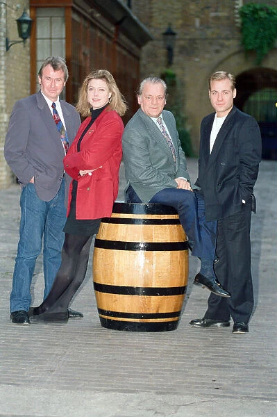 Actor David Jason (second from right) pictured at a photocall for the ITV police drama