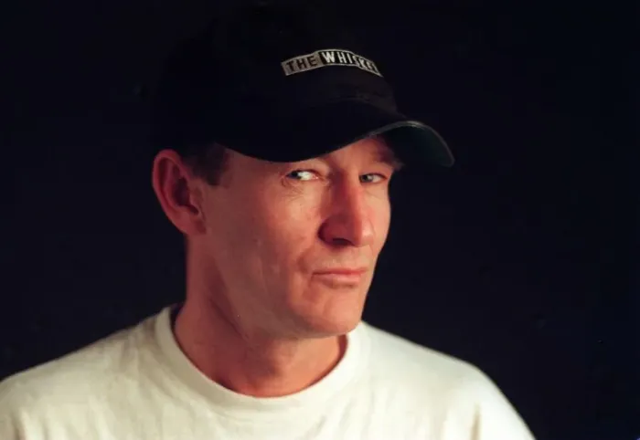 Framed Print : Actor and director David Hayman in the new film The New Room wearing black baseball cap