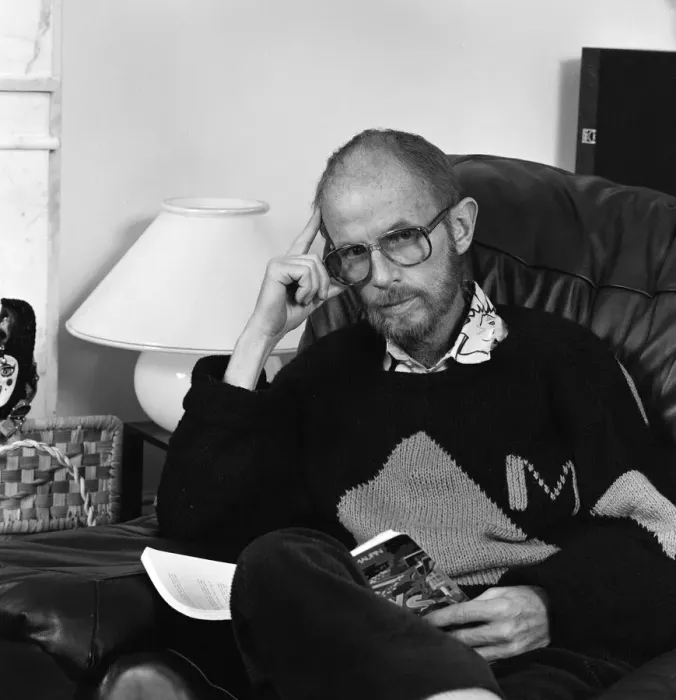 Framed Print : Actor Douglas Lambert at home in North London, Doug is dying from AIDS. 31st October 1986 Framed Print : Actor Douglas Lambert at home in North London, Doug is dying from AIDS. 31st October 1986