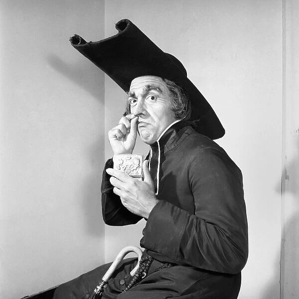 Actor dressed as an early 19th century pastor. 1954 A168-008