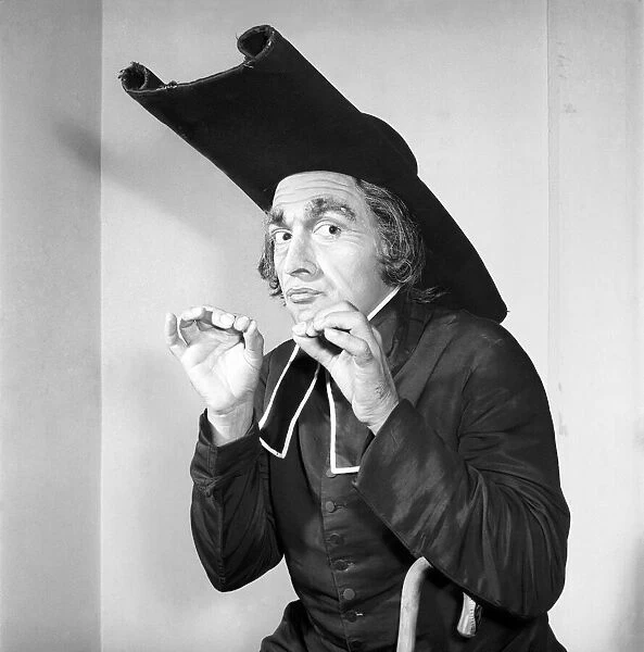 Actor dressed as an early 19th century pastor. 1954 A168-007
