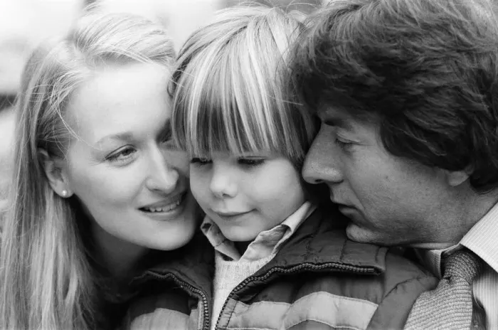 Framed Print : Actor Dustin Hoffman with actress Meryl Streep and young Justin Henry who all star Framed Print : Actor Dustin Hoffman with actress Meryl Streep and young Justin Henry who all star