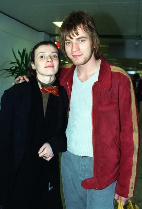 Framed Print : Actor Ewan McGregor and his wife Eve arrive at Glasgow airport for the Scottish Framed Print : Actor Ewan McGregor and his wife Eve arrive at Glasgow airport for the Scottish