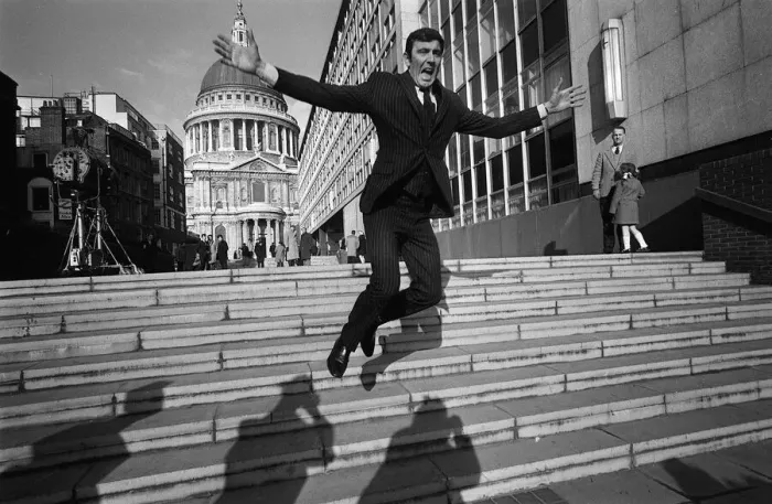 Framed Print : Actor George Lazenby who played James Bond 007 in the film On Her Majesty