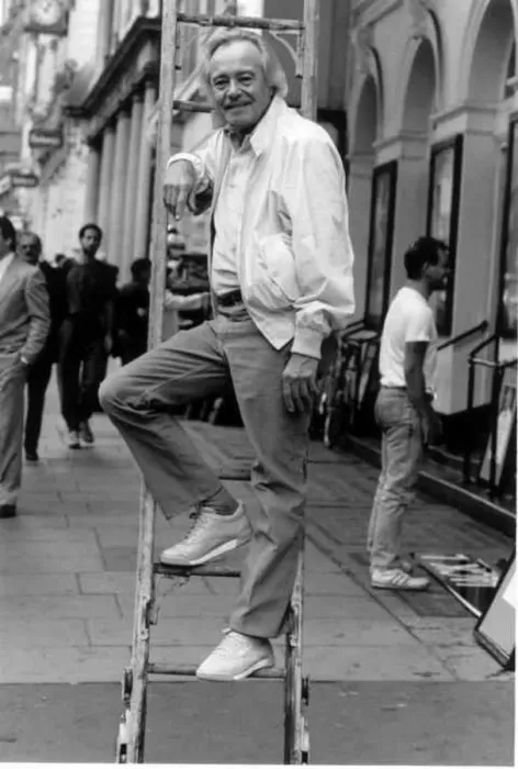 : Actor Jack Lemmon July 1986, in London for his West End debut in Long Day : Actor Jack Lemmon July 1986, in London for his West End debut in Long Day