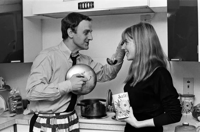 Framed Print : Actor John Thaw has been his own chef for many years. He sometimes thinks he is better Framed Print : Actor John Thaw has been his own chef for many years. He sometimes thinks he is better