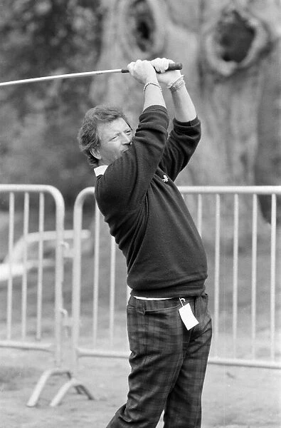 Actor Johnny Briggs of Coronation Street at the PGA Golf Championship at