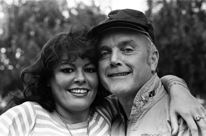 Framed Print : Actor Kenneth Cope and actress Ann Michelle. 28th September 1980 Framed Print : Actor Kenneth Cope and actress Ann Michelle. 28th September 1980