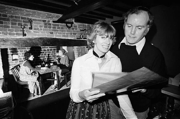 Actor Kenneth Cope with his wife Renny in their restaurant called Marthas Kitchen