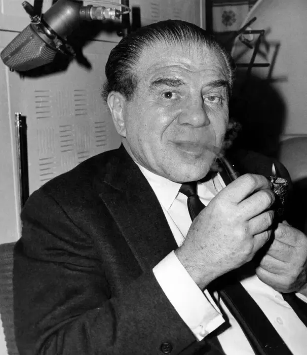 Framed Print : Actor Lionel Stander in London. March 1965 P008091
