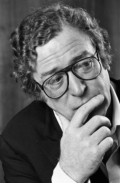 Actor Michael Caine. 11th January 1985