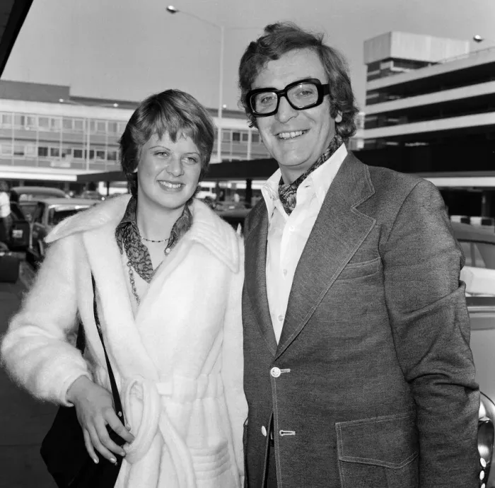 Framed Print : Actor Michael Caine and his daughter Dominique left Heathrow Airport for Los Angeles Framed Print : Actor Michael Caine and his daughter Dominique left Heathrow Airport for Los Angeles