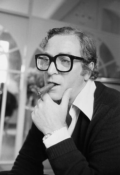 Actor Michael Caine in London for the Premiere of the film 'Escape to Victory'