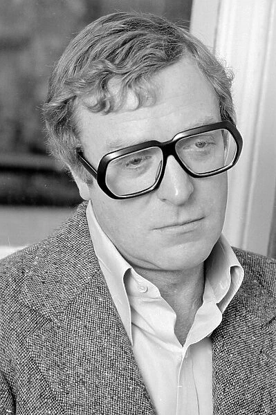 Actor Michael Caine seen here during an interview with the Reveille newspaper during