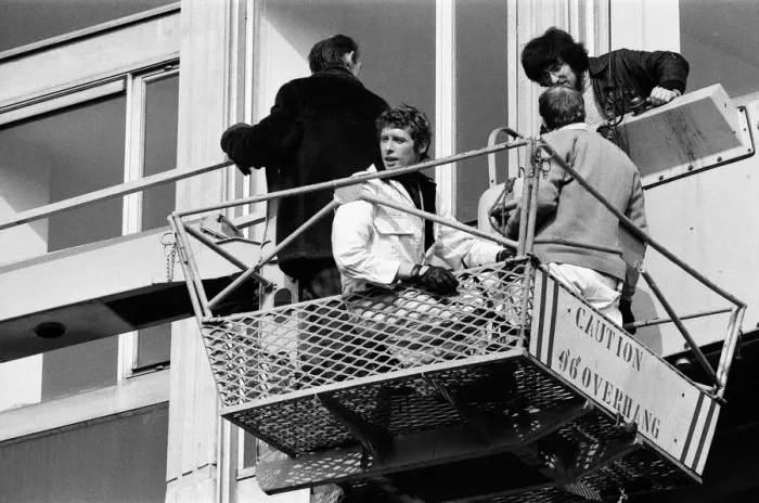 Framed Print : Actor Michael Crawford filming scenes for the BBC series Some Mothers Do Framed Print : Actor Michael Crawford filming scenes for the BBC series Some Mothers Do