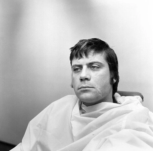 Actor, Oliver Reed, had to make a decision whether to keep his beard or to keep