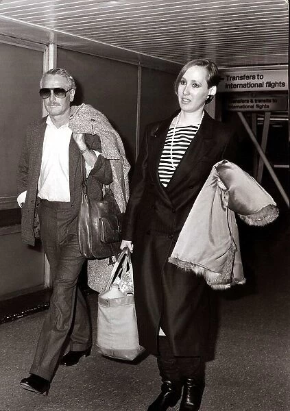 Actor Paul Newman and his daughter Susan - February 1984