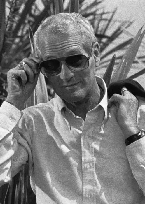 Framed Print : Actor Paul Newman seen here at the Cannes Film Festival at the premiere of The Glass