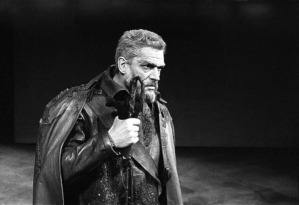 Actor Paul Scofield as King Lear November 1962