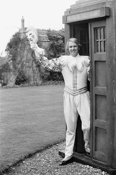 Actor Peter Davison as the 5th Doctor Who seen here at Buckhurst House, Withyham