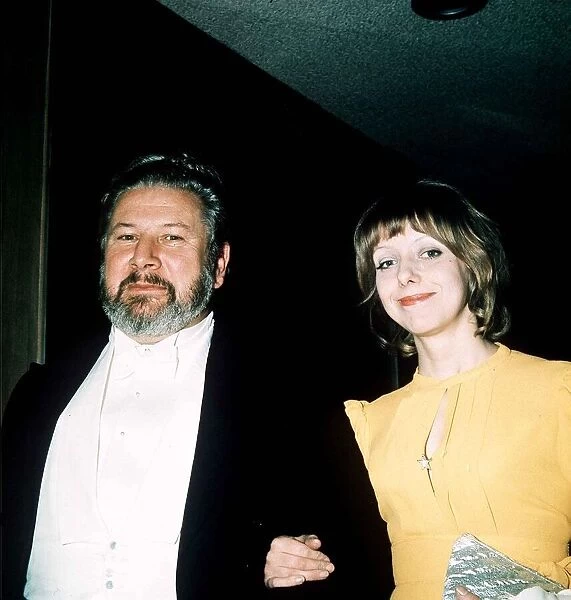Actor and raconteur Peter Ustinov at the premiere of 'Mary