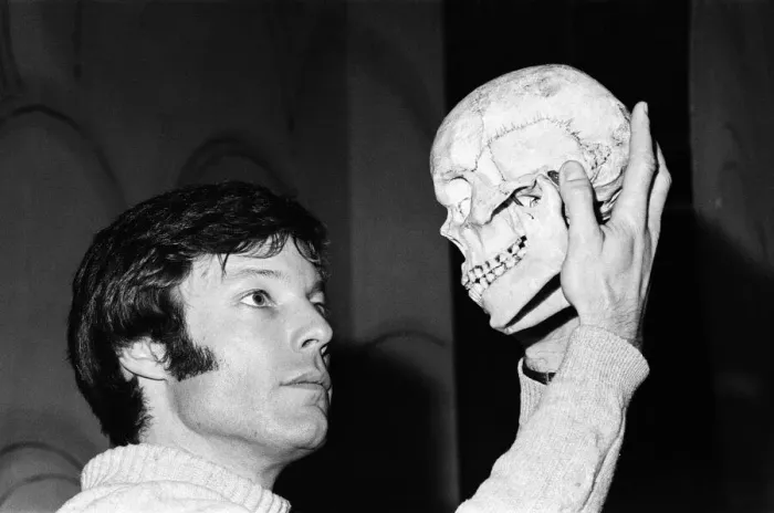 Framed Print : Actor Richard Chamberlain pictured at Birmingham Repertory Theatre during rehearsals for Framed Print : Actor Richard Chamberlain pictured at Birmingham Repertory Theatre during rehearsals for
