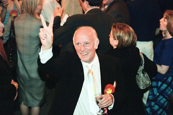 Actor Richard Wilson at the 1997 General Election Labour Victory party at the Royal