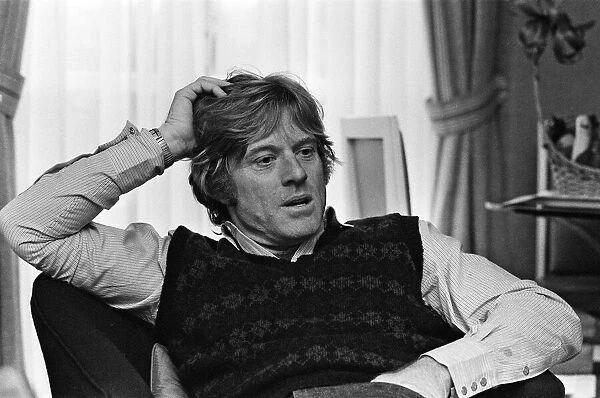 Actor Robert Redford pictured at his London hotel. He is promoting his latest film '
