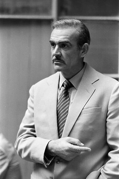 Actor Sean Connery on the set of 'Cuba'in Cadiz, Spain. 19th December 1978