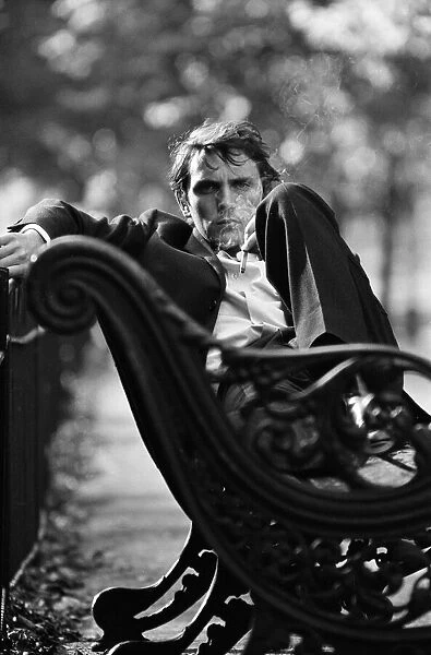 Actor Terence Stamp pictured in a park in London. 13th September 1962