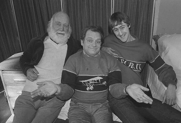 Actors Buster Merryfield, David Jason and Nicholas Lyndhurst