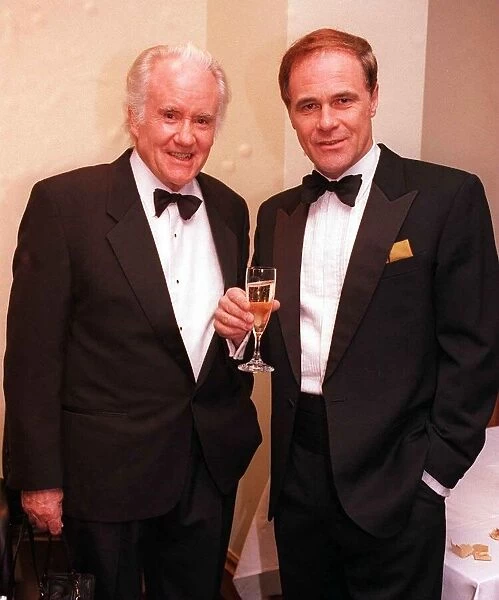Actors Ian Bannen with David Rintoul February 1998 at Scottish Peoples Film Festival