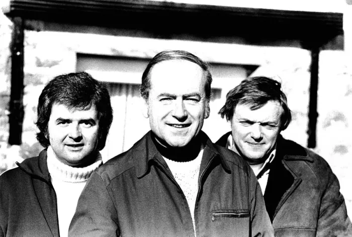 Framed Print : Actors Rodney Bewes and James Bolam of Whatever Happened To The Likely Lads Framed Print : Actors Rodney Bewes and James Bolam of Whatever Happened To The Likely Lads