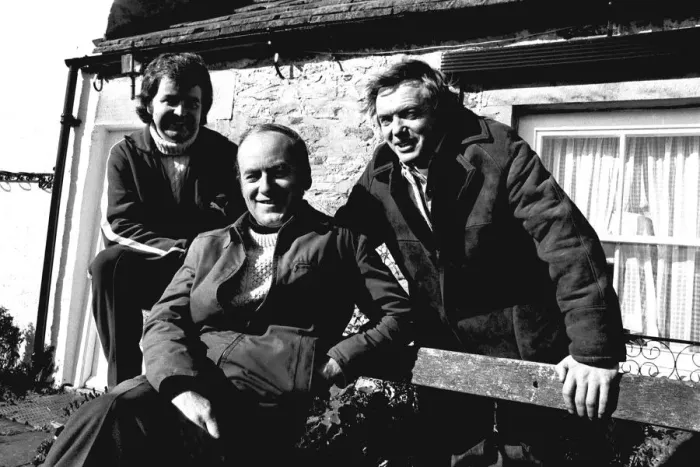 Framed Print : Actors Rodney Bewes and James Bolam of Whatever Happened To The Likely Lads Framed Print : Actors Rodney Bewes and James Bolam of Whatever Happened To The Likely Lads