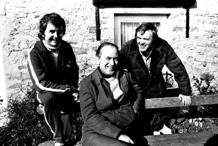 Framed Print : Actors Rodney Bewes and James Bolam of Whatever Happened To The Likely Lads Framed Print : Actors Rodney Bewes and James Bolam of Whatever Happened To The Likely Lads