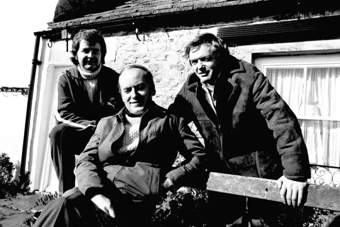 Framed Print : Actors Rodney Bewes and James Bolam of Whatever Happened To The Likely Lads Framed Print : Actors Rodney Bewes and James Bolam of Whatever Happened To The Likely Lads