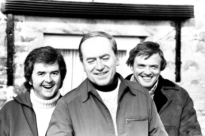 Framed Print : Actors Rodney Bewes and James Bolam of Whatever Happened To The Likely Lads Framed Print : Actors Rodney Bewes and James Bolam of Whatever Happened To The Likely Lads