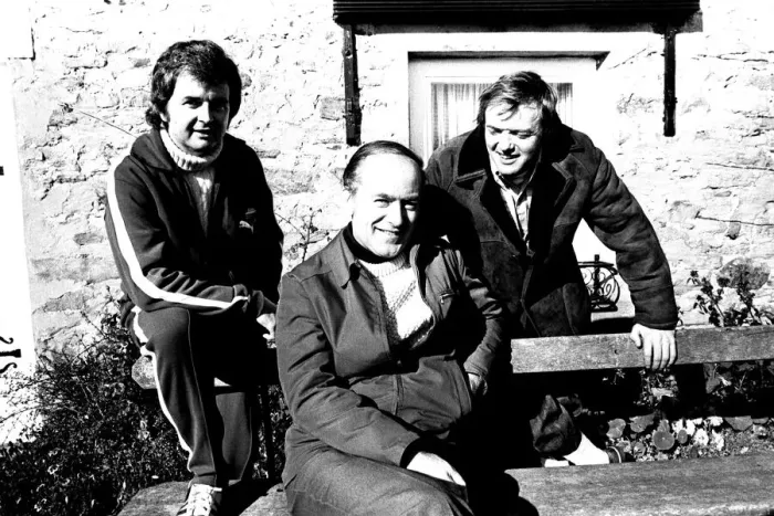 Framed Print : Actors Rodney Bewes and James Bolam of Whatever Happened To The Likely Lads Framed Print : Actors Rodney Bewes and James Bolam of Whatever Happened To The Likely Lads