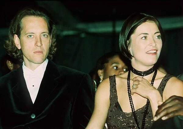 Actress Amanda Donohoe and Richard E Grant 1993 at London Fashion Awards