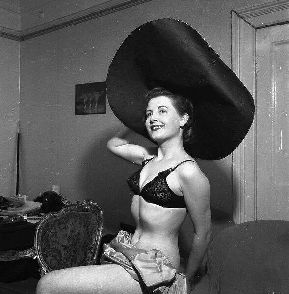 Actress Ann West February 1952