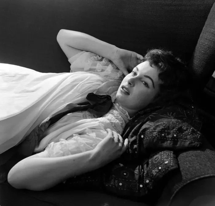 Framed Print : Actress Anne Aubrey. 30th March 1957