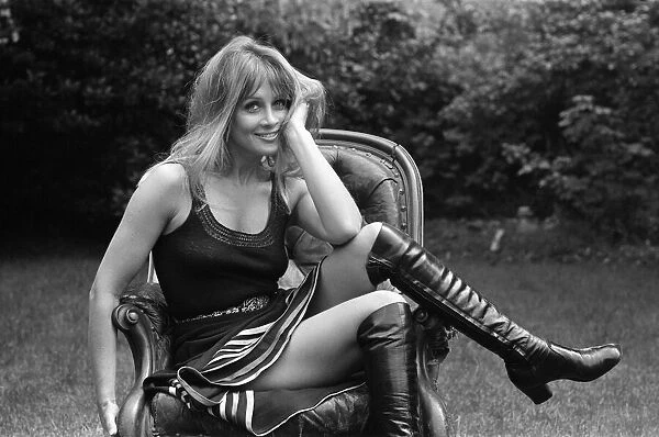 Actress Anouska Hempel, one of the the beautiful girls soon to be seen on the cinema