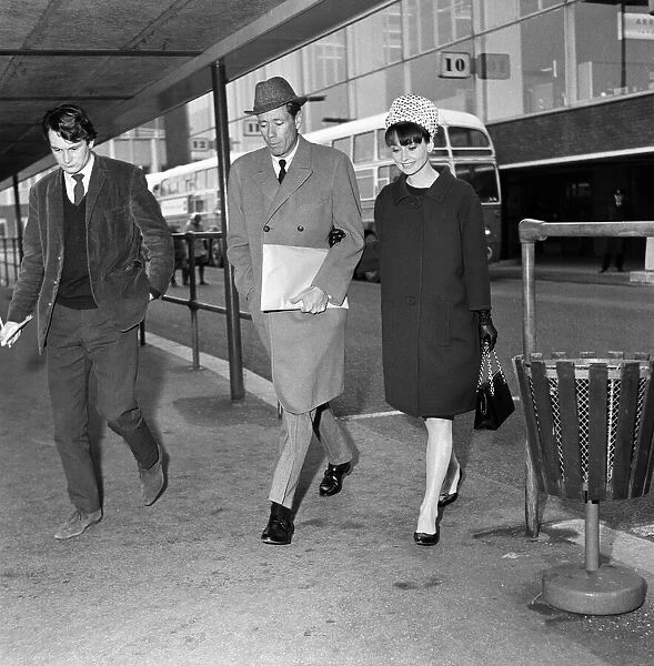 Actress Audrey Hepburn and her husband Mel Ferrer. 3rd April 1964