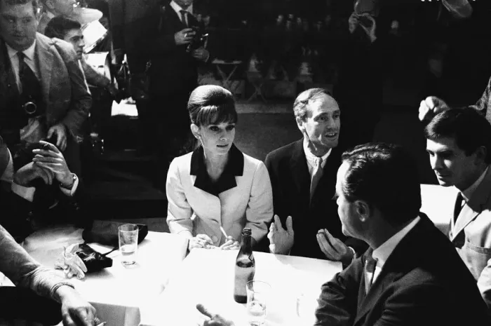 Framed Print : Actress Audrey Hepburn pictured at a party in Paris, France. 17th August 1961